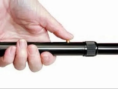 Picture of Adjustable Walking Stick 2 Section Stable Anti-Skid Crutch Old Man Hiking Multicolor 