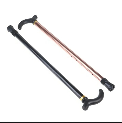 Picture of Adjustable Walking Stick 2 Section Stable Anti-Skid Crutch Old Man Hiking Multicolor 