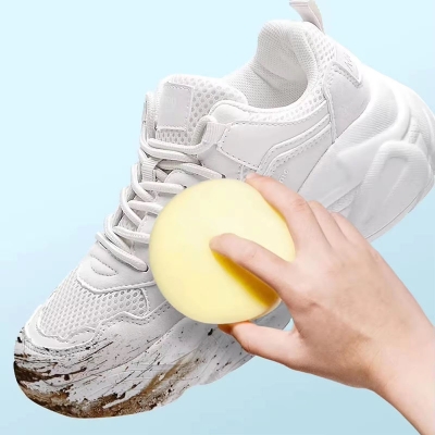 Picture of Rapid Retail Multifunctional Cleaning and Stain Removal Shoes Cleaning Cream with Sponge  