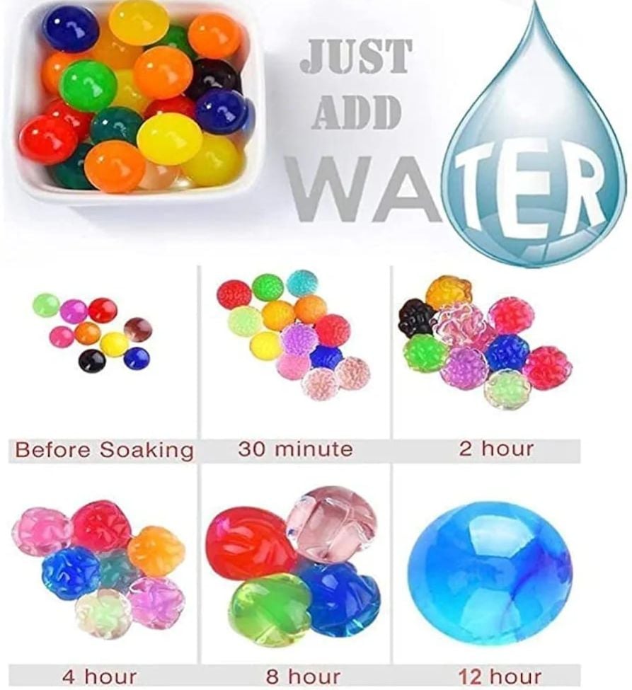 Picture of 50pcs Big Orbeez Magic Water Beads Beads Magic Balls Kids Toys Multicolor 