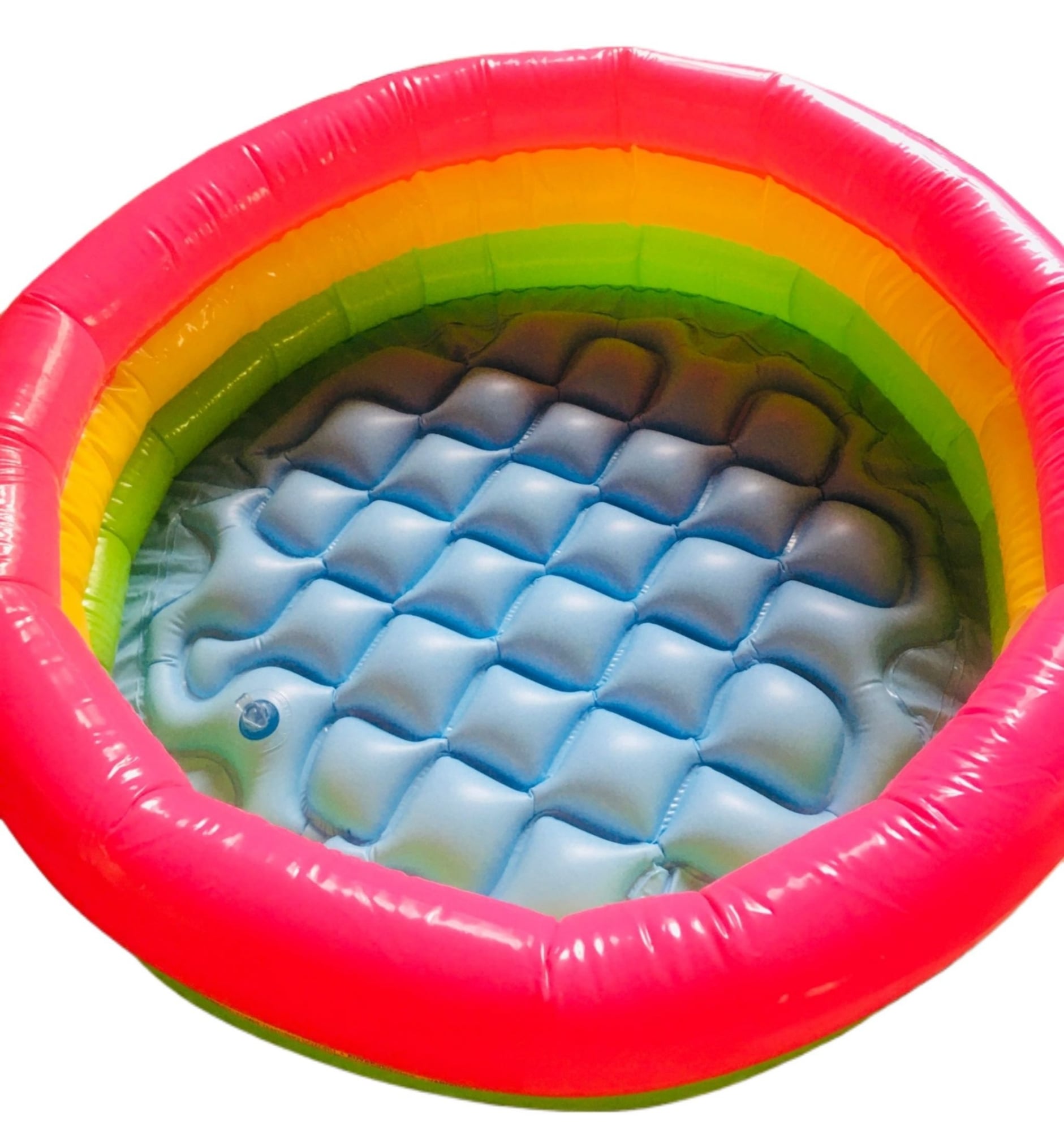 Picture of Swimming Pool Inflatable Kids Bath Tub- 24x8.5 inch FREE hand pump Baby Water Pool Bathtub Swimming Bath Tub for Kids, Children Playing Toy for Summer Special Multicolor 