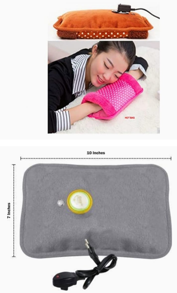 Picture of Electric Hot Water Bag: Instant Warmth & Pain Relief - User-Friendly & Low-Maintenance, Your Unique Solution for  
