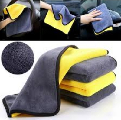 Picture of Microfiber Towel Car Microfiber Cloth Wash Towel Microfiber Cleaning Cloth Car Wash Drying Towel Auto Detailing Yellow 
