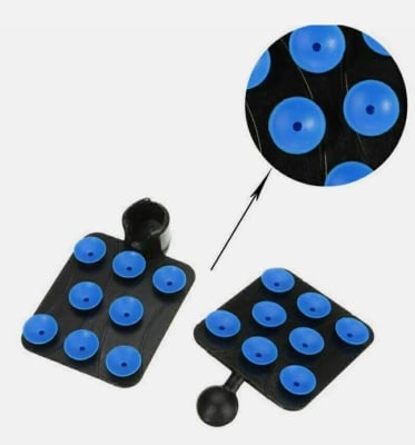 Picture of 1pcs Mobile Phone Holder Stand Compact Double Sided Suction Bracket Cup Car Multicolor Multicolor 