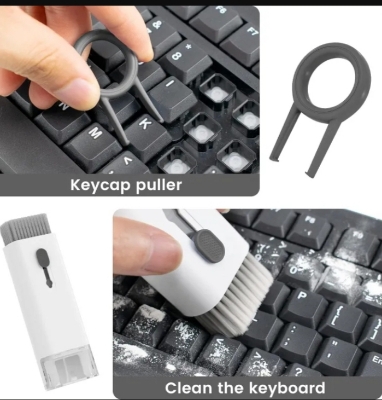 Picture of 7-in-1 Keyboard Cleaning Tools Kit: The Essential Cleaning Tool for Keyboard and Earphones Multicolor 