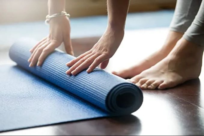 Picture of Yoga Mat Reversible Sports yoga mat mattress Thick Exercise & Workout Meditation Mat for Yoga, Mat women Multicolor 
