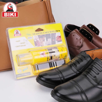 Picture of Leather Protect Nursing 150ml Sponge Spray Kit Leather Protection Solution Shoe Polish Yellow Suit Only: 48