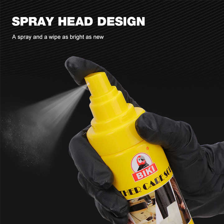 Picture of Leather Protect Nursing 150ml Sponge Spray Kit Leather Protection Solution Shoe Polish Yellow Suit Only: 48