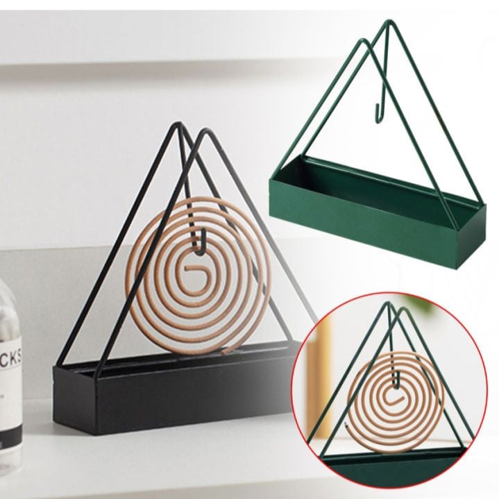 Picture of Triangle Coil Tray 1 Pcs Black Mosquito Incenseinsect repellent  