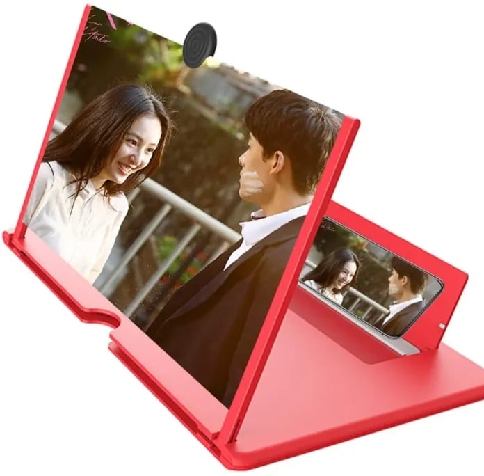 Picture of Magnification Mobile Screen Video Amplifier Mobile Phone 3D Video Amplifier Portable Smartphone Screen Magnifier 3D Glass - Phone Cooler  