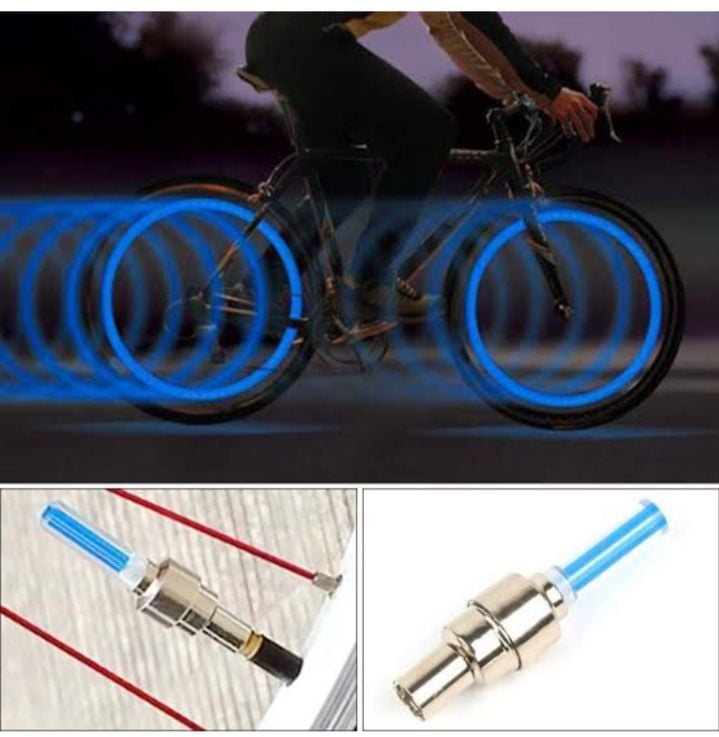 Picture of 1 pcs Bike Bicycle Wheel Valve Stem Cap Tire LED Light, Motion Activated Flickering Lights Universal

multicolor Multicolor 