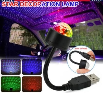 Picture of LED Starry Sky Party Lamp usb Projec Lights USB Night Roof Mini Light Galaxy Car Stars Lamp Decor Multicolor 