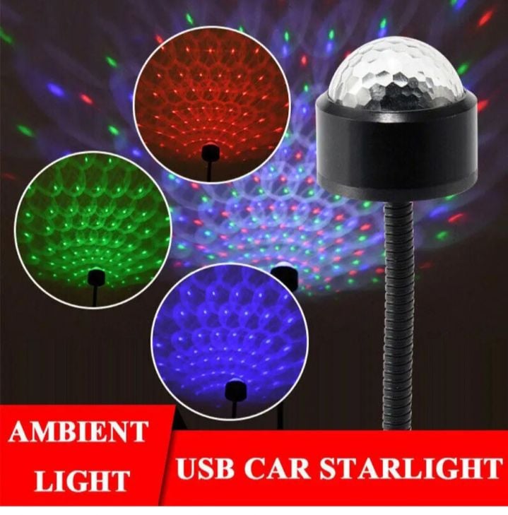 Picture of LED Starry Sky Party Lamp usb Projec Lights USB Night Roof Mini Light Galaxy Car Stars Lamp Decor Multicolor 