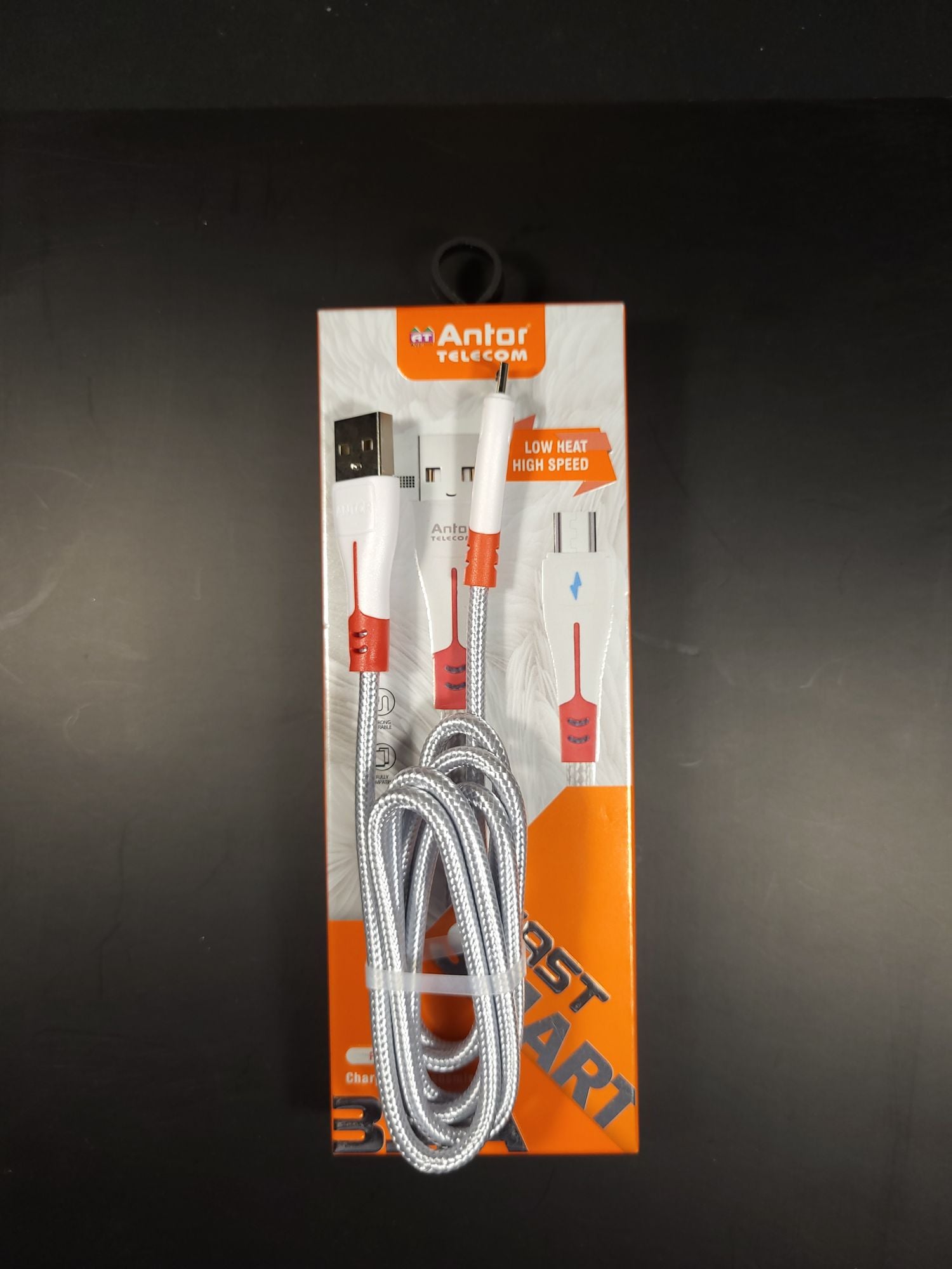 Picture of 18W Type b Fast Cable মোবাইলে ফাস্ট চার্জিং লেখা আসবে