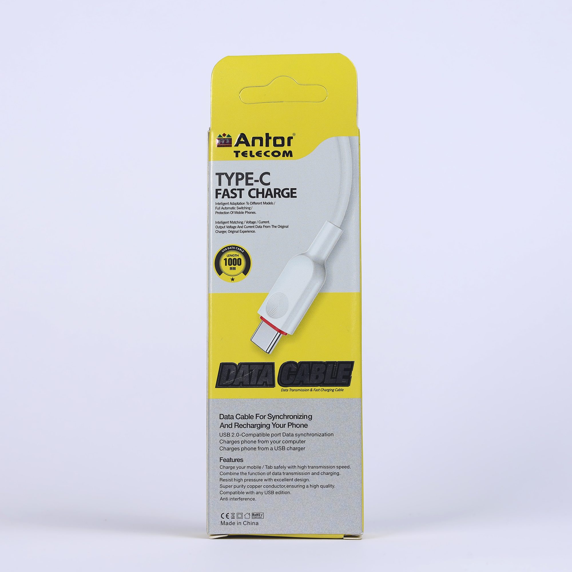 Picture of 15W  Type C Fast Cable মোবাইলে ফাস্ট চার্জিং লেখা আসবে এবং দ্রুত চার্জ হবে
