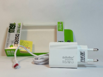 Picture of 16W  Type C Fast charger প্রতি মিনিটে এক পারসেন্ট হবে। মোবাইল ফুল চার্জ হলে অটোমেটিক লাইট চেঞ্জ হয়