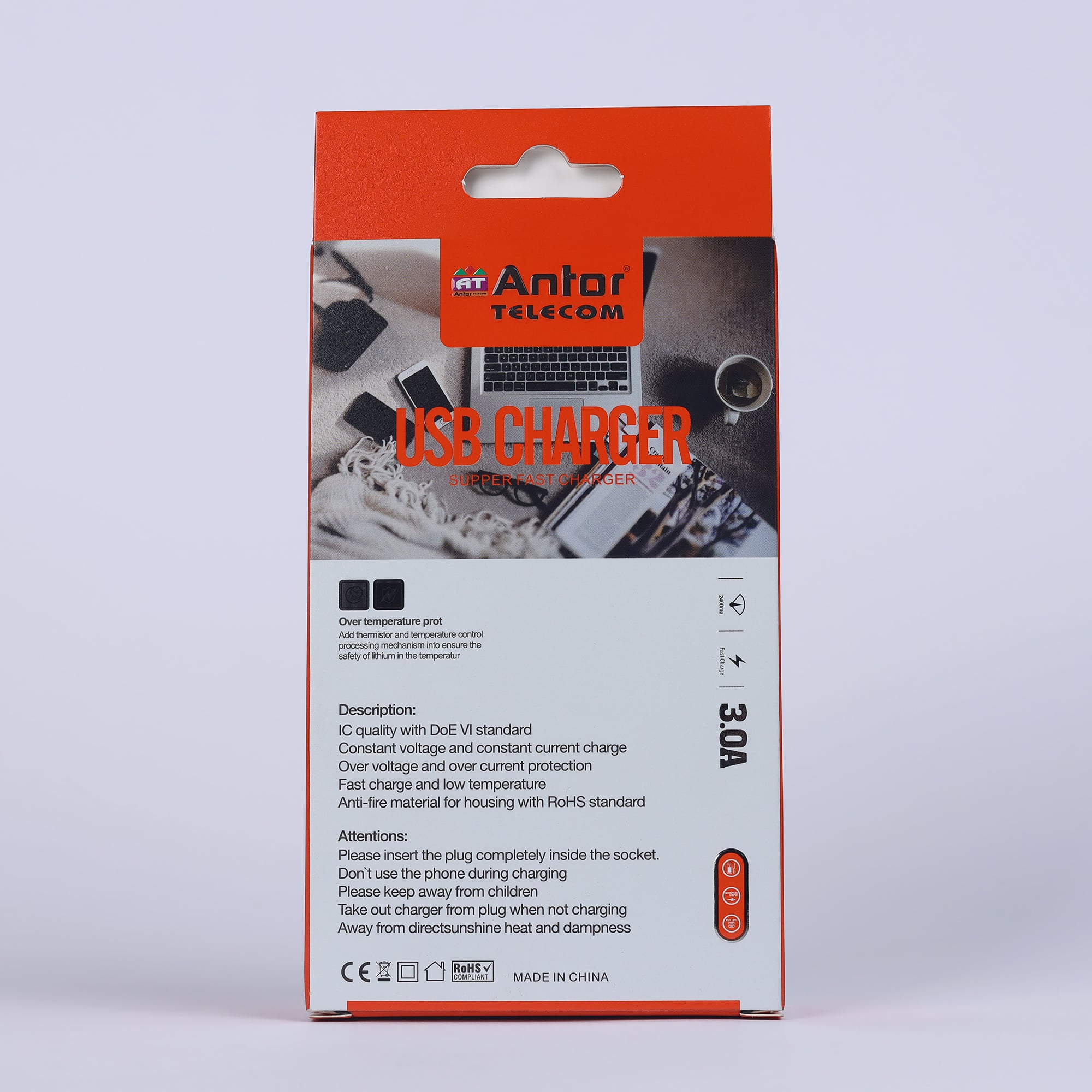Picture of 18W Type C Fast charger মোবাইলে ফাস্ট চার্জিং লেখা আসে প্রতি  মিনিটে এক পার্সেন্ট করে চার্জ হয়