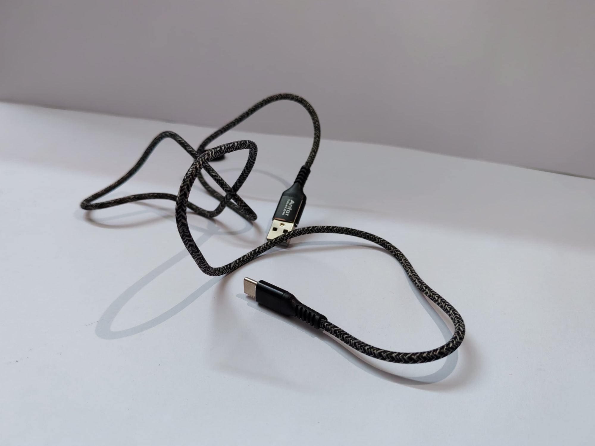 Picture of 45W Type B Super (Metal) Fast Data Cable মোবাইলে ফাস্ট চার্জিং লেখা আসবে