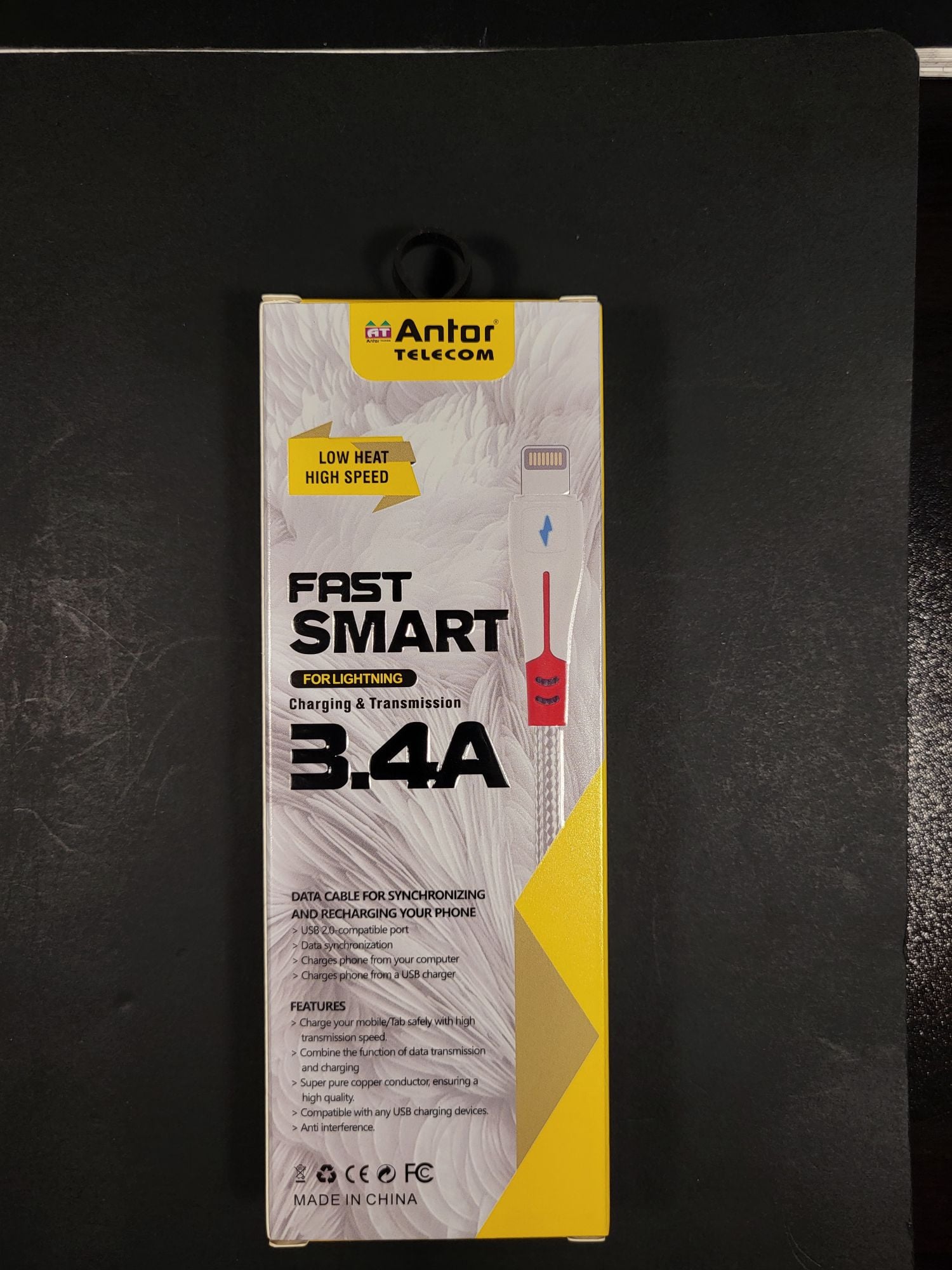 Picture of 20W i phone Fast cable মোবাইলে ফাস্ট চার্জিং লেখা আসবে