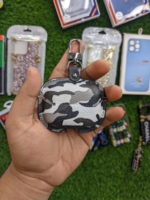 Picture of Airpods Pro 2nd Generation PU Leather Shockproof with Loss Prevention Clip CasePremium Protective Carrying Cover