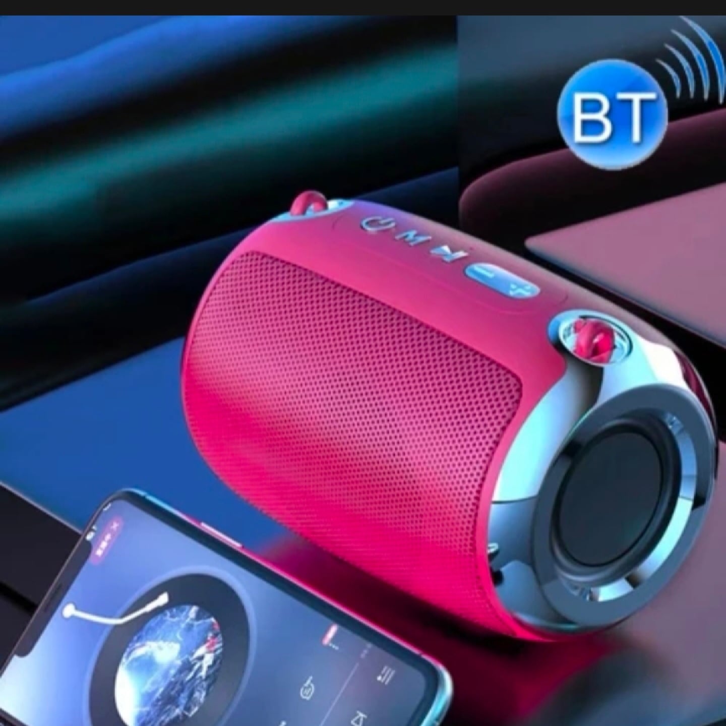 Picture of Bluetooth speaker card wireless subwoofer outdoor car audio small Bluetooth speaker