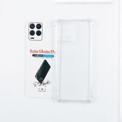 Picture of transparent back cover for realme 8pro 4g