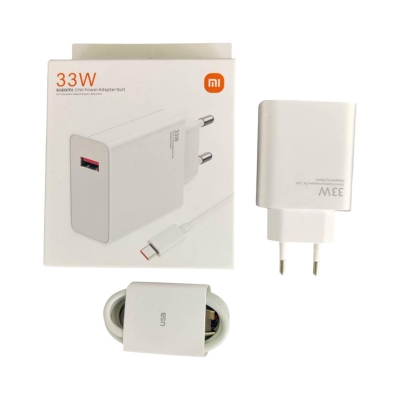 Picture of Xiaomi Fast Charger 33W QC3.0 Quick Charge Adapter USB Type-C For Xiaomi MI 10 Pro MI 9 Pro Redmi Note8 Note 7 K20 K30 Pro Mix3 Max3