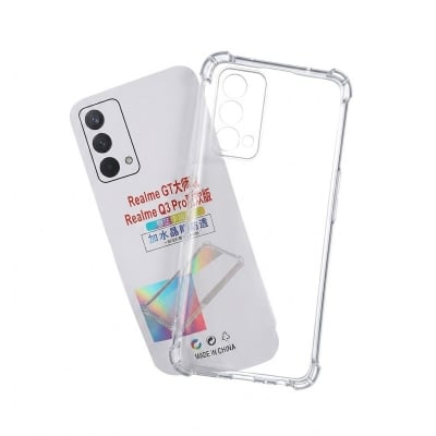 Picture of clear transparent back cover for realme gt master edition