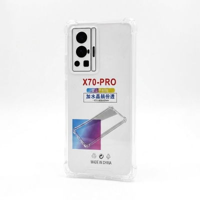 Picture of clear transparent back cover for vivo x70 pro