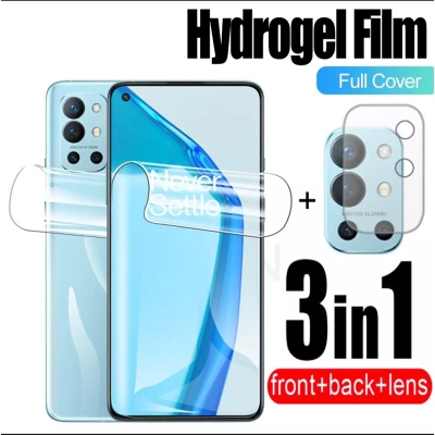 Picture of for one plus 9r (3-in-1) combo pack (back poly +camera lens protector +screen protector)