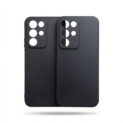 Picture of For Realme C85 Pro Back Cover Heavy Strong Logo Liquid Silicone Soft Gel Rubber Carbon Cases Shockproof Cover Case Realme C85 Pro Phone Back Cove