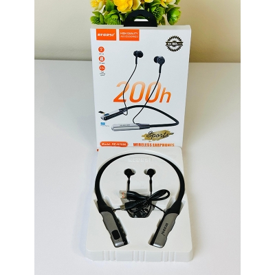 Picture of Recrsi wireless Neckband Bluetooth Earphone RE-NY060 চার্জিং ব্যাকআপ 200 ঘন্টা