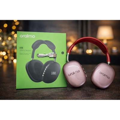 Picture of Oraimo i12 Wireless Headset – Bluetooth 5.3 Earbuds with HD Clear Sound & Pure Bass | Dual Mode Wireless Headphone | Mastercopy Earphone with Long Battery Backup
