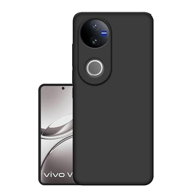 Picture of Matte Finish Soft Back Case Cover for Vivo V50 / V50e / Vivo T4R (5G) - Black