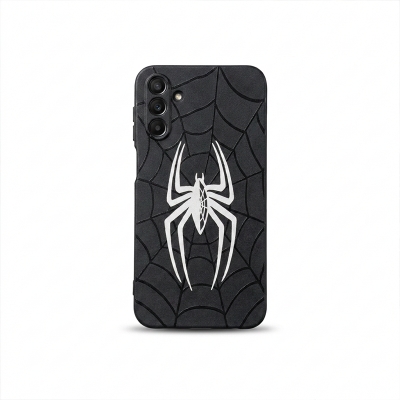 Picture of FIR SAMSUNG GALAY S21 FE / S23FE / S24FE / S25FE / S21 / S22 / S21 PLUS /S22 PLUS SOFT BLACK SPIDER MAN BACK COVER