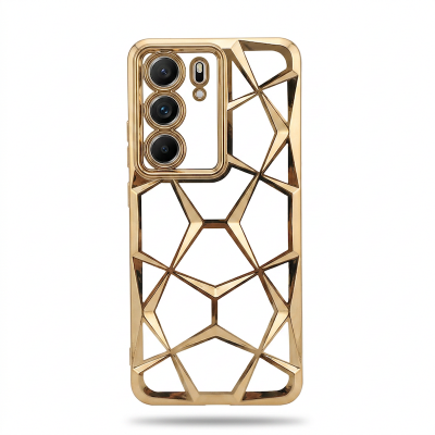 Picture of For Realme C75 / Realme 14X Luxury Plating Gradient Colorful Quicksand 3D Glitter Diamond Phone Case For Realme C75 / Realme 14X Cases TPU Clear Soft Silicone Back Cover