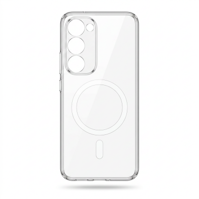 Picture of TECNO SPARK 40 PRO PLUS 4G Anti Yellow Magsafe Unique Case For TECNO SPARK 40 PRO PLUS 4G Clear Hard Transparent Phone Back Cover case
