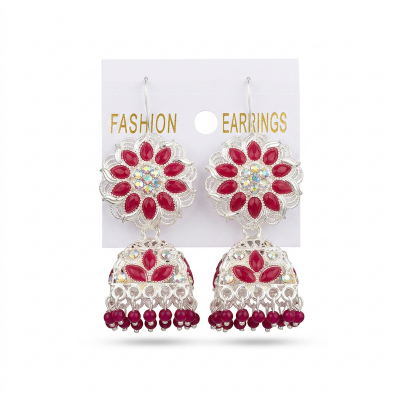 Picture of Earrings Jhumka Earrings Jewellery Ornaments Stud Earrings For Women
