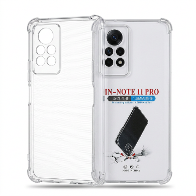 Picture of for Infinix Note 11 Pro/Infinix Note 11s Back Case Cover 360 Degree Protection Protective Hard Back Case Cover for Infinix Note 11 Pro/Infinix Note 11s -Transparent