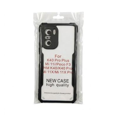 Picture of FOR  REDMI MI 11X / K40 / POCO F3 / K40 PRO Transparent Silica Gel Matte Shockproof Airbag Bumper Camera Lens Protection Thin Cover Phone Casing