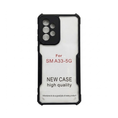 Picture of Samsung Galaxy A33 5G Transparent Silica Gel Matte Shockproof Airbag Bumper Camera Lens Protection Thin Cover Phone Casing
