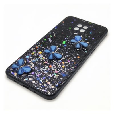 Picture of Redmi note 9 pro / note 9 pro max / note 9s এর জন্য লেডি বাটারফ্লাই ব্যাক কভার (Back Case Cover For Smartphone)