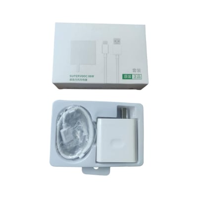 Picture of Supervooc 80W Fast Charger EU Adapter USB Type C Cable For OPPO Find X5 X3 Pro X2 Reno 7 6 5 Pro Ace 2 A72 R17 R11 Oneplus 10Pro