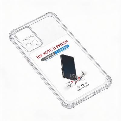Picture of transparent back cover for Redmi note 11 pro