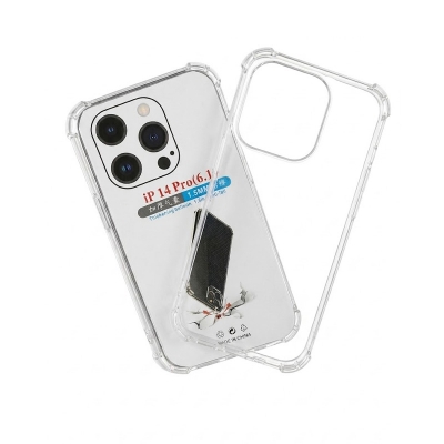 Picture of SHOCKPROOF I-PHONE 14 PRO TPU CASE - TRANSPARENT
