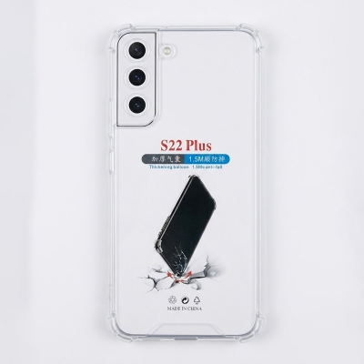 Picture of clear transparent back cover for samsung galaxy s22 plus