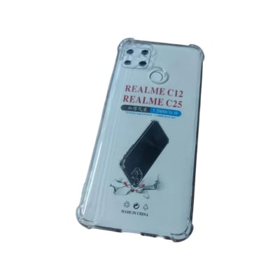 Picture of clear transparent back cover for Realme c12/c15