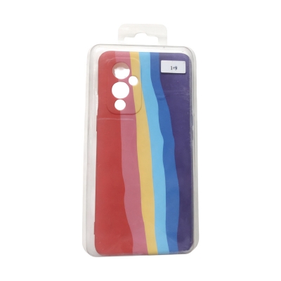 Picture of Rainbow Cover For one plus 9 Matte Finished Silicone Cover - Phone Back Cover