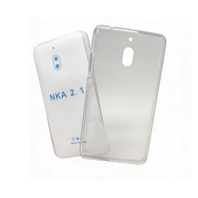 Picture of Clear Soft Transparent Flexible Back Cover For Nokia 2.1 - Phone Back Cover