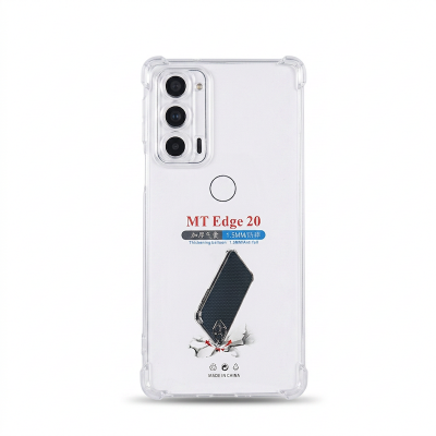 Picture of Motorola Moto Edge 20 Premium Silicone Case Crystal Clear Soft TPU Ultra-Thin Transparent Flexible Protective Mobile Phone Back Cover
